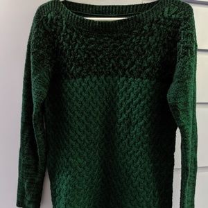 It's Our Time Forest Green Knitted Sweater